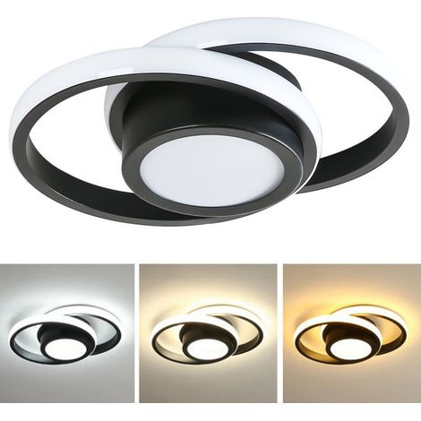Plafonnier LED, Rond Lampe de plafond 32W, Luminaire Plafonnier pour Couloir Coucher Salle de Bains Cuisine Salon,lumière blanche (1/5)