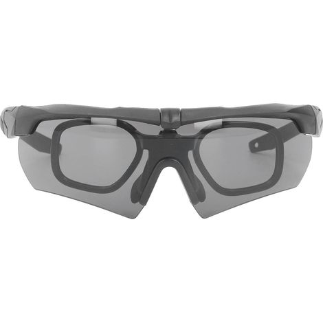 Lunettes de protection anti-impact compatibles avec lunettes correctrices, verres transparents et jaunes inclus. (1/5)