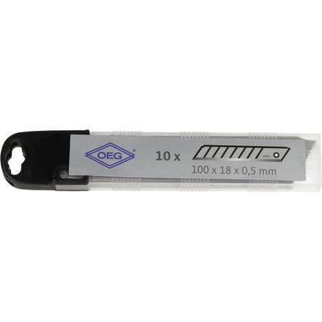 Lames de rechange 18 mm pour cutter