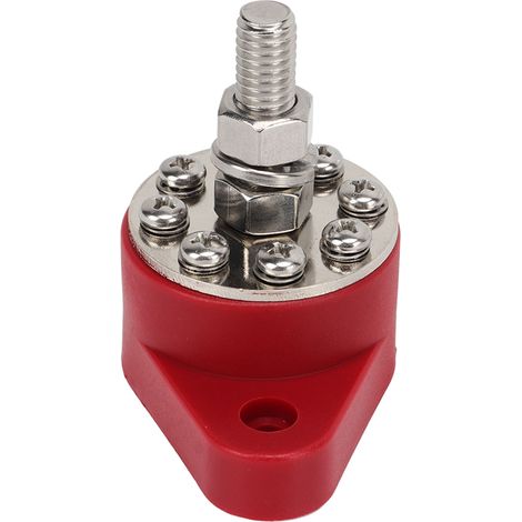 Bornier de distribution d'alimentation M10, 3/8 po CC 48 V 180 A, barre omnibus de jonction de batterie avec 8 bornes (1/5)