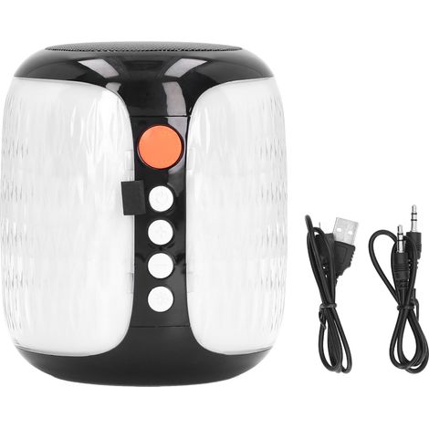 Enceinte Bluetooth LED Colorée, Mini Haut-Parleur Portable Sans Fil avec Subwoofer pour Usage Extérieur et Domestique (1/5)