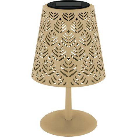 Lampada da tavolo solare LED 0,2W beige IP44 LUDA Struhm (1/2)