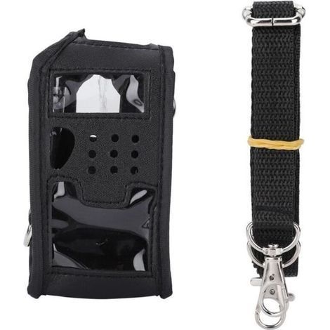 Walkie Talkie Housse en cuir pour BAOFENG UV-5R Plus UV-5RE Plus UV-5RB-CER (1/4)