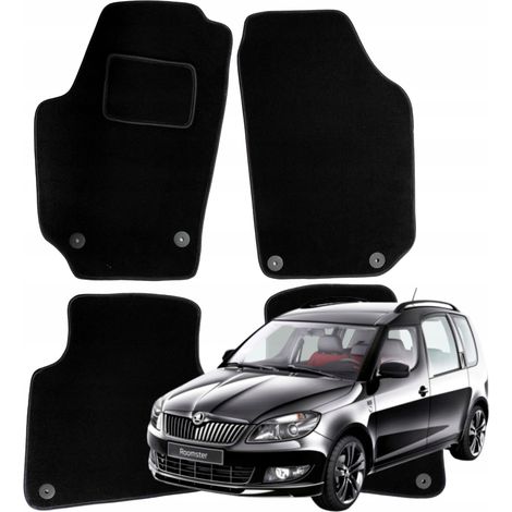 Tappetini in velluto per Skoda Roomster 2006-2015 tergicristalli per auto B (1/5)