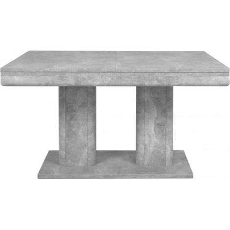 Mesa extensible 140x90 cm hormigón - Rovigo (1/5)