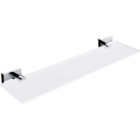 Nimco Keira - Ablage, 50 cm, mattes Glas/Chrom KE 22091B-50-26