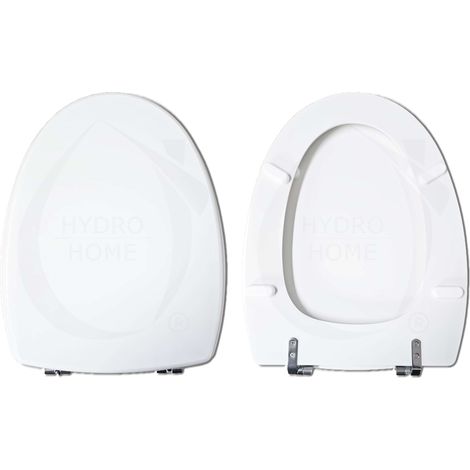 Copriwater Excel Cesabo legno rivestito in resina poliestere bianco (1/4)