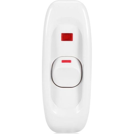 AC 250V 10A Inline-Ein/Aus-Schalter für Schreibtischlampen mit weißer LED-Anzeige (1/5)