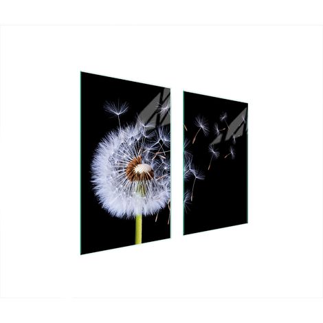 GLASSCHUTZPLATTE FÜR HERD 75x52 BLUME (1/5)