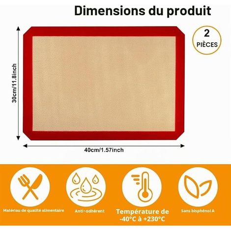 Baking Mat, 30 x 40 cm Silicone Baking Mat for Oven (1/4)
