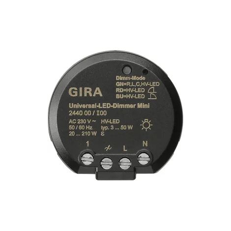 Gira S3000 Mini-dimmer LED universal Electrónico [244000], 2440 00
