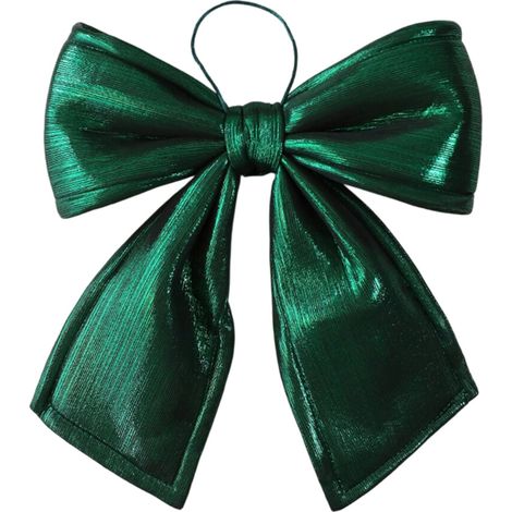 Fiocchi di velluto decorativi - Seta verde lucida 35 (1/2)