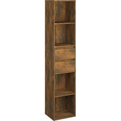 Maison Exclusive - Libreria Rovere Fumo 36x30x171 cm in Legno Multistrato