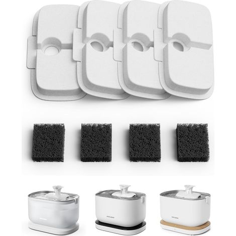 Filtre Fontaine Eau pour chat, PLWF 115, PLWF 105, Filtre avec Filtration Verticale, pour un usage quotidien (1/5)