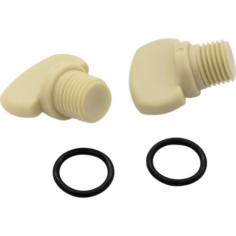 Lot de bouchons de vidange haute pression de rechange avec joints pour piscine, spa, solution de drainage texture pour pompes à eau, bonde de piscine (1/5)