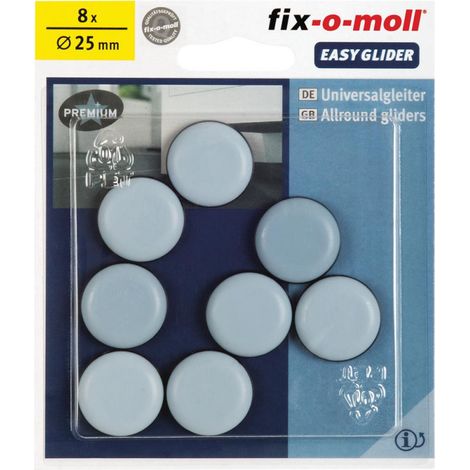 25Mm Easyglider Gris Búfer - 8 Unidades