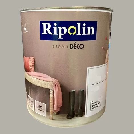 RIPOLIN Peinture Esprit Déco Stuc poudré Mat 1 L (1/2)