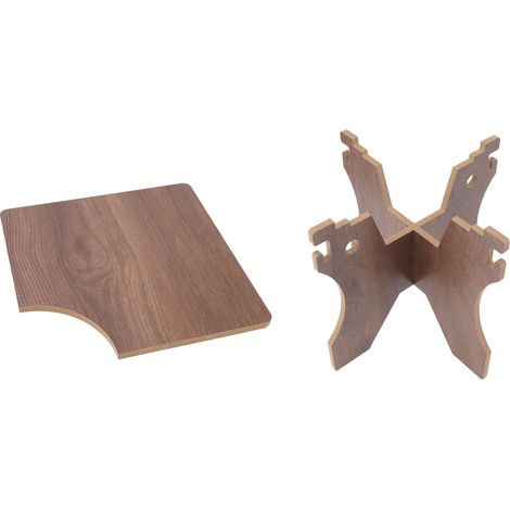 Porte-gobelets pliable et portable en MDF pour le camping et les pique-niques, idéal pour la randonnée et les pique-niques. (1/5)