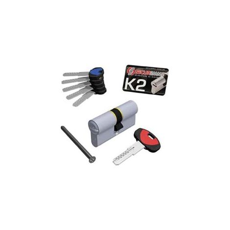 CILINDRO EUROPEO K2 0CK2  mm.40x40 (3200CCS40401X5)    SECUREMME