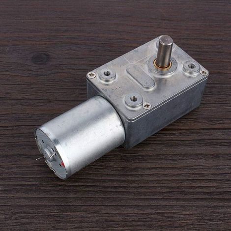 Moteur réducteur à vis sans fin 12V DC – Vitesse 5 RPM – Couple 10 KG.CM – Fonctionnement autobloquant pour applications spécifiques (1/3)