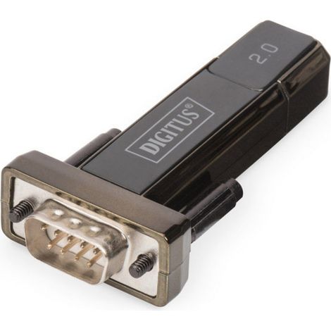 Digitus USB 2.0, Seriell Adapter [1x USB 2.0 Stecker A - 1x D-SUB-Stecker 9pol.] DA-70167 0.80 m ver (1/5)