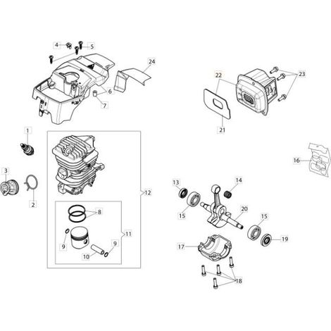 ORIGINAL EMAK SCHALLDÄMPFER-KIT 50180194A