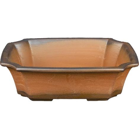 Vaso per bonsai rettangolare in gres 19x14,5x5 cm - ZX96