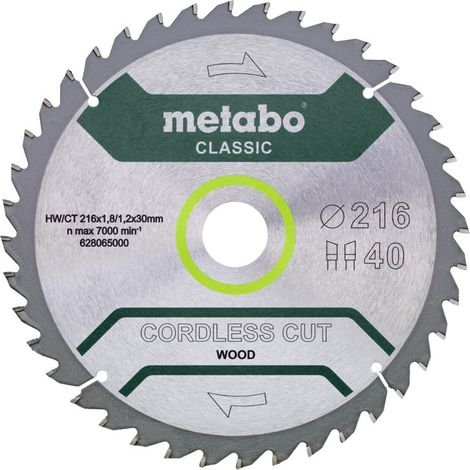 Metabo  628065000 Kreissägeblatt 216 mm  1 St. (1/5)
