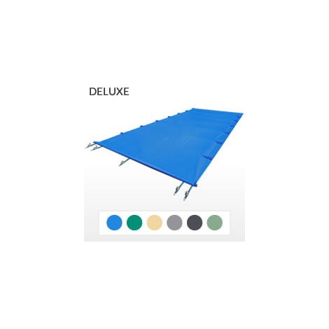 Copertura barre 4 stagioni DELUXE 580gmq per piscina rettangolare 8x4m