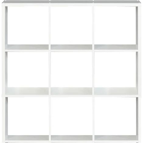 Étagère cube 9 casiers décor blanc - Classico (1/3)