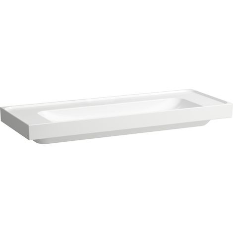 Lavabo LAUFEN MEDA, empotrable, 1200x460mm, repisa a ambos lados, (1/3)