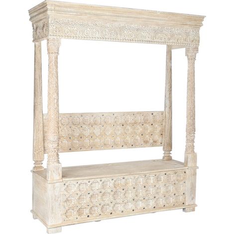 Banco Mango 190X54X215 Envejecido Natural MB208591 (1/5)