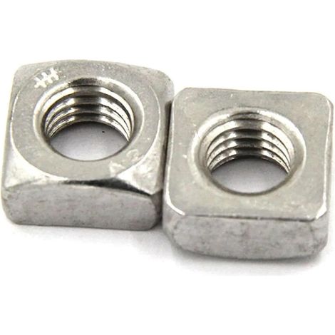 10/30 écrous carrés en acier inoxydable 304 M3 M10 (10 pièces, M4) (1/5)