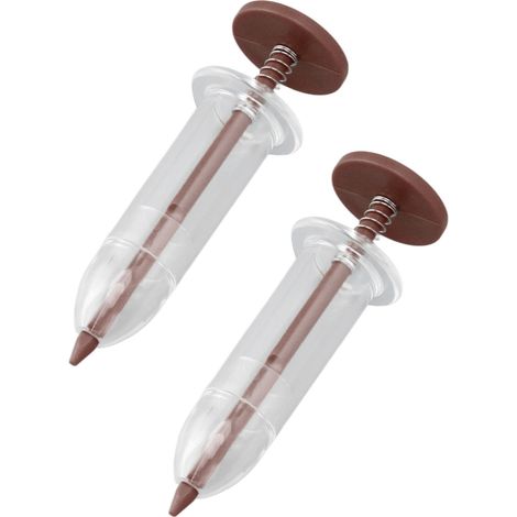 2pcs Semoir à Graines Manuel Réglable, Distributeur de Semences Portable, Outil de Jardinage Brun pour Petites Graines (1/5)