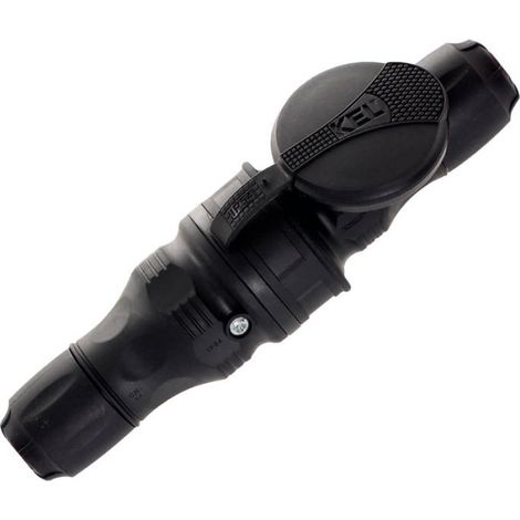 Ensemble prise + socle IP54 - - Noir - IP54 - 250V - 16A - Résistant aux chocs - Durable - Design moderne (1/2)