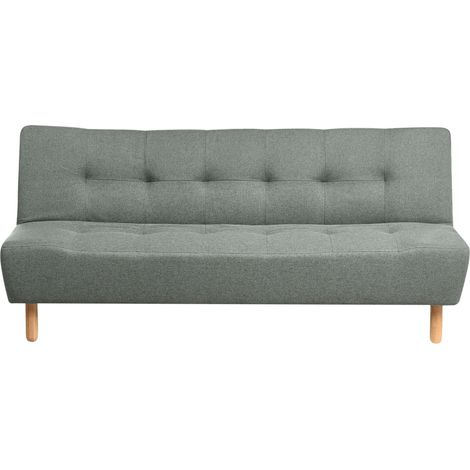 Schlafsofa 3-Sitzer ALSTEN Stoff Grün
