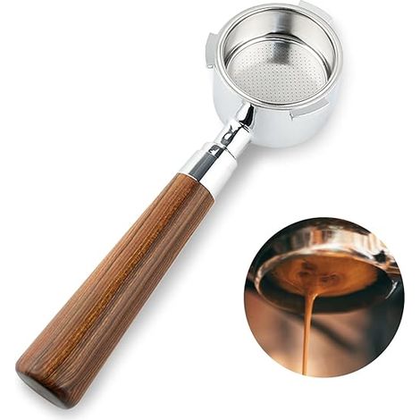 Stück 51 mm bodenloser Filterhalter, wiederverwendbarer Kaffeefilterhalter (1/4)