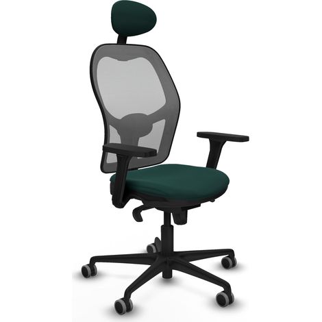 Sedia da ufficio piqueras y crespo Jorquera grigio pelle sintetica (1/2)