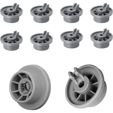 Kit de 8 rodamientos para cesta inferior de lavavajillas: ruedas universales de repuesto compatibles con accesorios para lavavajillas Bosch y Siemens.