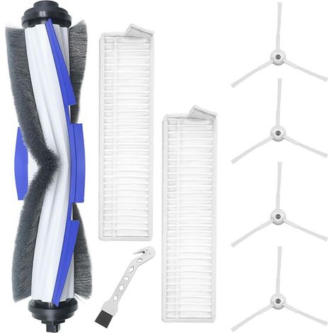 Accessoire pour Rowenta R740003 ZR740005, pour Explorer Serie 60 RR7427 RR7447 RG744 RG745 RR742 RR744 RR745, brosse principale, 2 filtres, 4 brosses latérales