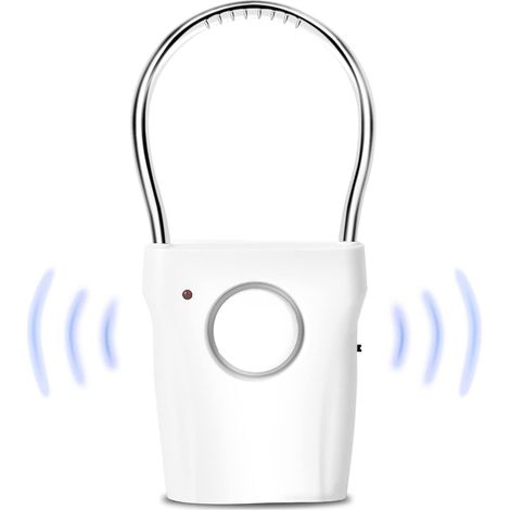 Tür- und Fensteralarm, Türgriffalarm, Fenstertürsensor, Türalarm, Tür-Diebstahl-Vibrationsalarm, kabelloser Hausalarm, Diebstahlalarm, 120 dB