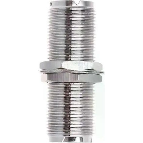 UHF SO239 Buchse auf Buchse Reverse Nut Schottwandmontage Adapterstecker Gerade F/F (1/4)