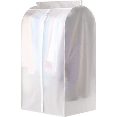 Housse De Protection Anti-poussière Penderie, Housse De Costume Transparente Entièrement Fermée, Manteau Doudoune Poche Suspendue Pour Le Ménage 1 60 50 90 Cm (1/5)