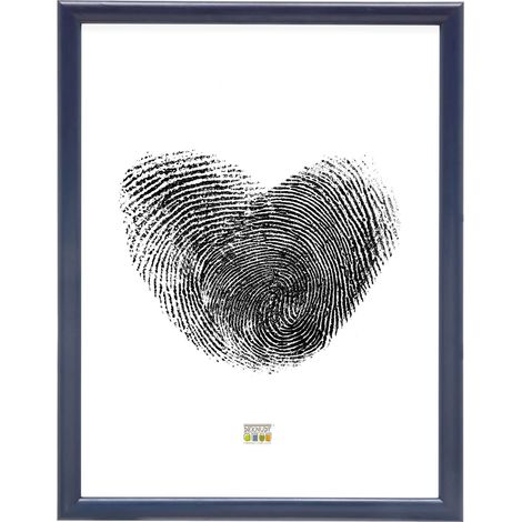 Cadre Bois Couleur Bleu Photo 40x50cm S40CL6 (1/5)