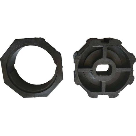 Adattatore ottagonale in plastica compatibile con il rullo del motore per tapparelle Ø 60 mm (1/3)