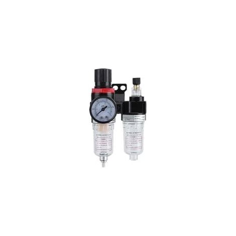 Öl-Wasser-Abscheider – 1/4"-Luftfilterregler-Schmierstoffabscheider mit Kompressor-Feuchtigkeitsabscheider, Kompressorfilter (1/5)