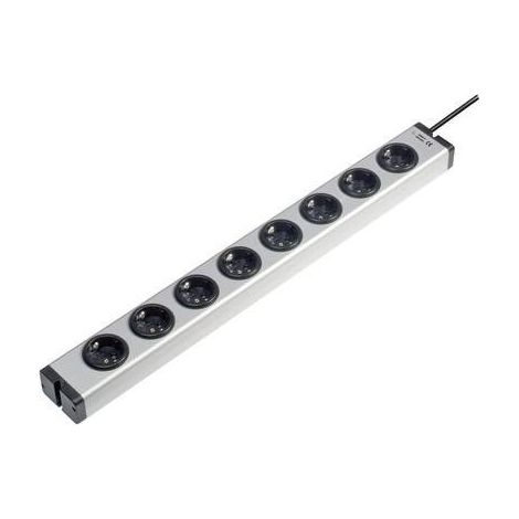 Ehmann 0600x00082031 Multipresa 8 scomparti Alluminio Schuko 1 pz. (1/2)