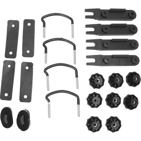Kit de montage universel pour barres de toit, kit d'installation de barres de toit, kit d'outils pour le montage de barres de toit, kit d'accessoires pour barres de toit, accessoires pour barres de to