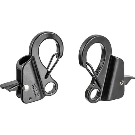 2 pièces taquet bateau, crochets inox pour amarrage sans nœud, résistance 3629 kg, compatibles cordes jusqu'à 19 mm, pour bateaux et yachts (1/5)