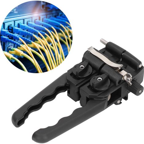 AUA-F9 Horizontales und vertikales Öffnungsmesser für optische Kabel, Faserabisoliermesser, bidirektionales Öffnungsmesser für Kabel (1/5)